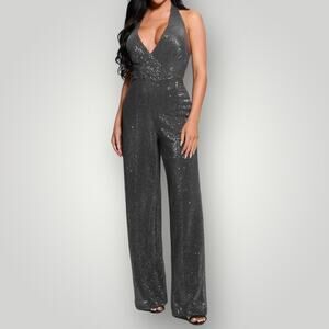 GUESS Sequin jumpsuit women’s sz L